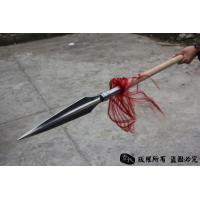 手工经典凹槽红樱枪-花纹钢