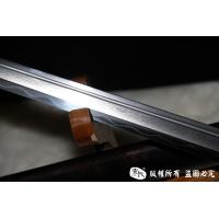 开槽檀木包铜唐刀（花纹钢烧刃）