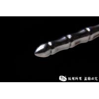 手工竹节鞭（锏）-红木柄