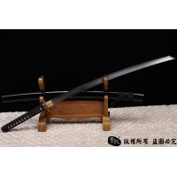 切刃唐刀式武士刀--高猛钢制作，配鎏金装具，唐刀武士刀的完美结合
