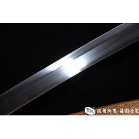 切刃唐刀式武士刀--高猛钢制作，配鎏金装具，唐刀武士刀的完美结合