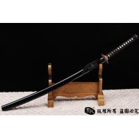 切刃唐刀式武士刀--高猛钢制作，配鎏金装具，唐刀武士刀的完美结合