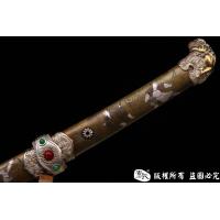 狮斩-精品武士刀-全铜鞘镀银装具