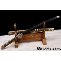 狮斩-精品武士刀-全铜鞘镀银装具