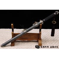白铜经典诸刃唐刀-百炼钢烧刃-必看精品
