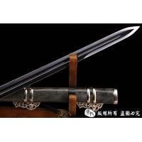 白铜经典诸刃唐刀-百炼钢烧刃-必看精品