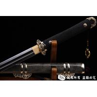 白铜经典诸刃唐刀-百炼钢烧刃-必看精品