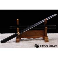 素装唐刀-高碳钢敷土烧刃