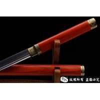 红木素装套刀-三件套唐刀