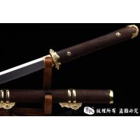 经典简装唐刀-花纹钢可以砍铁