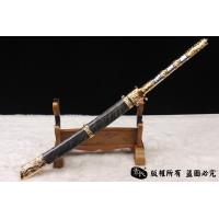 镀金精品康熙战刀