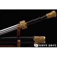 手工雕刻双龙剑