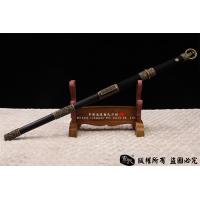 黑檀木精品八面环首汉剑-精细研磨