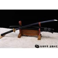 本三枚手雕武士刀