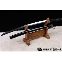 本三枚手雕武士刀