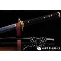 本三枚手雕武士刀