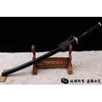本三枚手雕武士刀