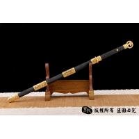 精品镀金环首刀-独家天梯纹