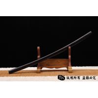 牛角檀木装日本刀-高碳钢烧刃