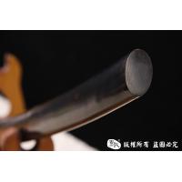 牛角檀木装日本刀-高碳钢烧刃