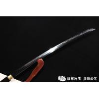 牛角檀木装日本刀-高碳钢烧刃