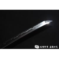 牛角檀木装日本刀-高碳钢烧刃