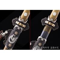 全包铜天龙豪华鎏金银八面唐剑