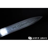 全包铜天龙豪华鎏金银八面唐剑