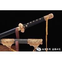 豪华镀金天梯纹唐刀 查长伟作品