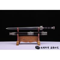 纯银草钢太阿剑 查长伟作品