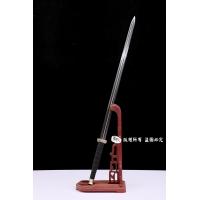 汉武剑 双凹槽亮铜款