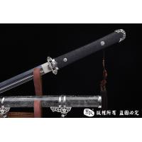 昆吾--白铜装百炼钢烧刃唐剑-诸刃唐刀 查长伟作品