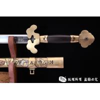 手工经典公卿剑 -大马士革孔雀纹