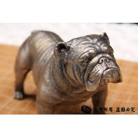 非常萌的斗牛犬-全铜实心制作