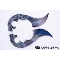 鱼跃龙门 手工雕刻茶剑 香刀