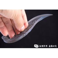圣洁荷花 手工雕刻茶剑 香刀