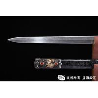 鎏金银麒麟瓦楞唐剑