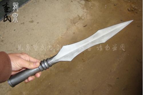岳飞枪（花纹钢烧刃）