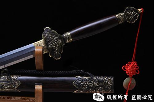 八面百炼钢铜装君子剑-梅兰竹菊-特惠