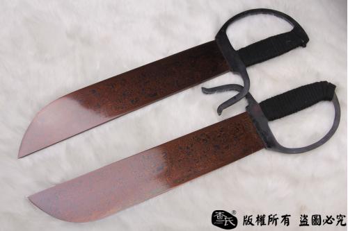 高档咏春刀-百炼钢打造-蝴蝶双刀-叶问用刀