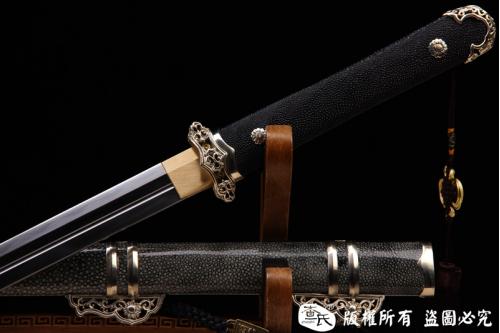 白铜经典诸刃唐刀-百炼钢烧刃-必看精品