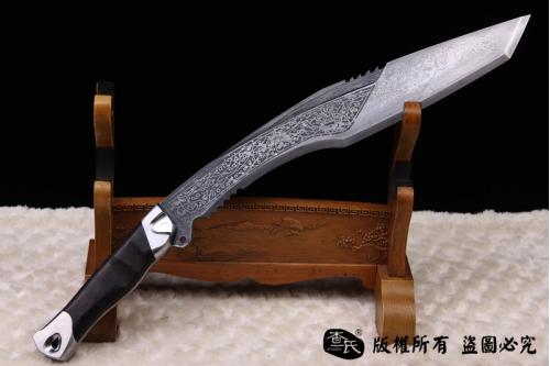 孤岛惊魂-手工大马士革版尼泊尔军刀