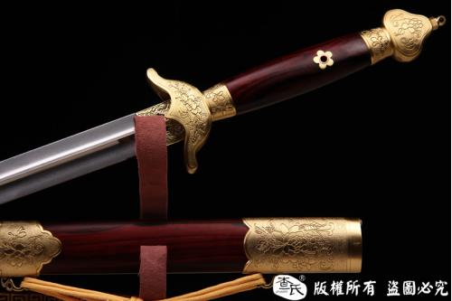 紫檀精品武术剑-太极剑-软剑