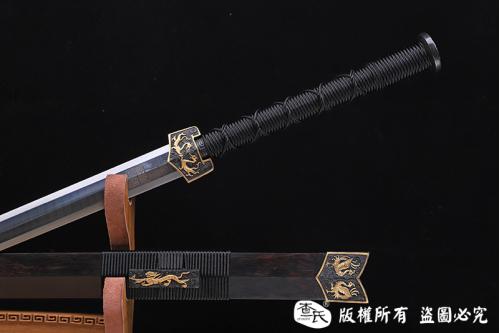 大马士革百炼钢四神兽汉剑