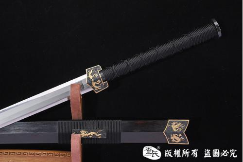 羽毛钢烧刃四圣汉剑