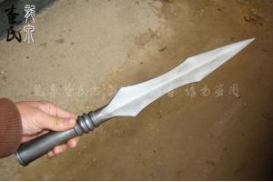 岳飞枪（花纹钢烧刃）