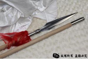 手工经典凹槽红樱枪-花纹钢