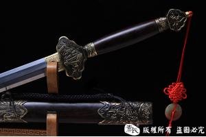 八面百炼钢铜装君子剑-梅兰竹菊-特惠