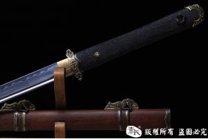 曦影-精品唐刀-珍珠鱼皮柄