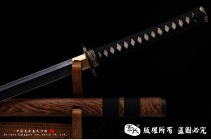 精品唐刀形直刀（26寸地肌烧刃）